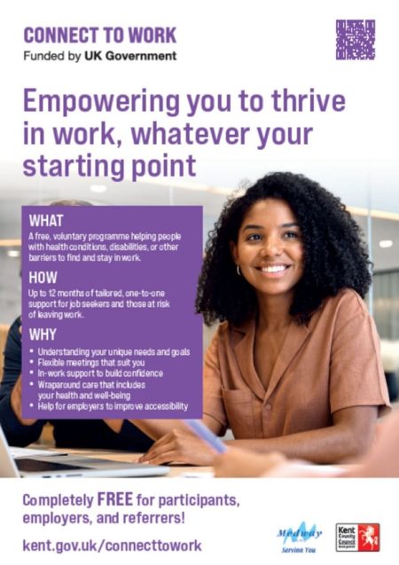 Connect to Work Info graphic