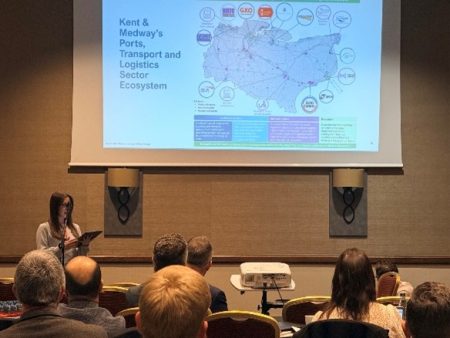 Delegates participating in the Local Growth Plan Ports, Transport and Logistics workshop in Kent and Medway